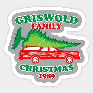 Girswold Family Christmas Sticker